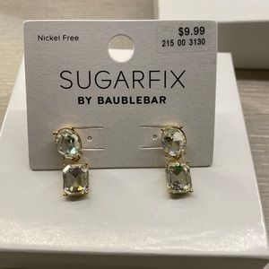 Simple Dangly Stone Earrings